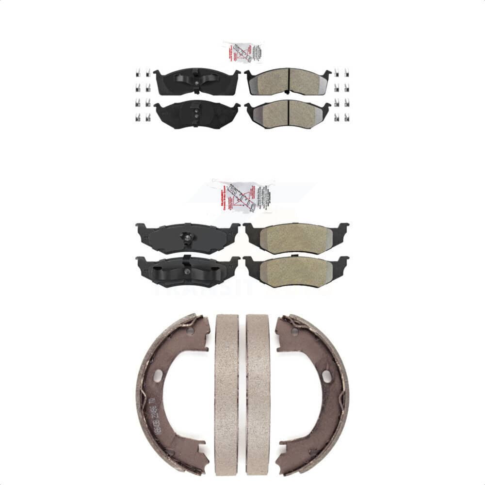 Transit Auto - KNN-100789 - Front and Rear Disc Brake Pad Kits
