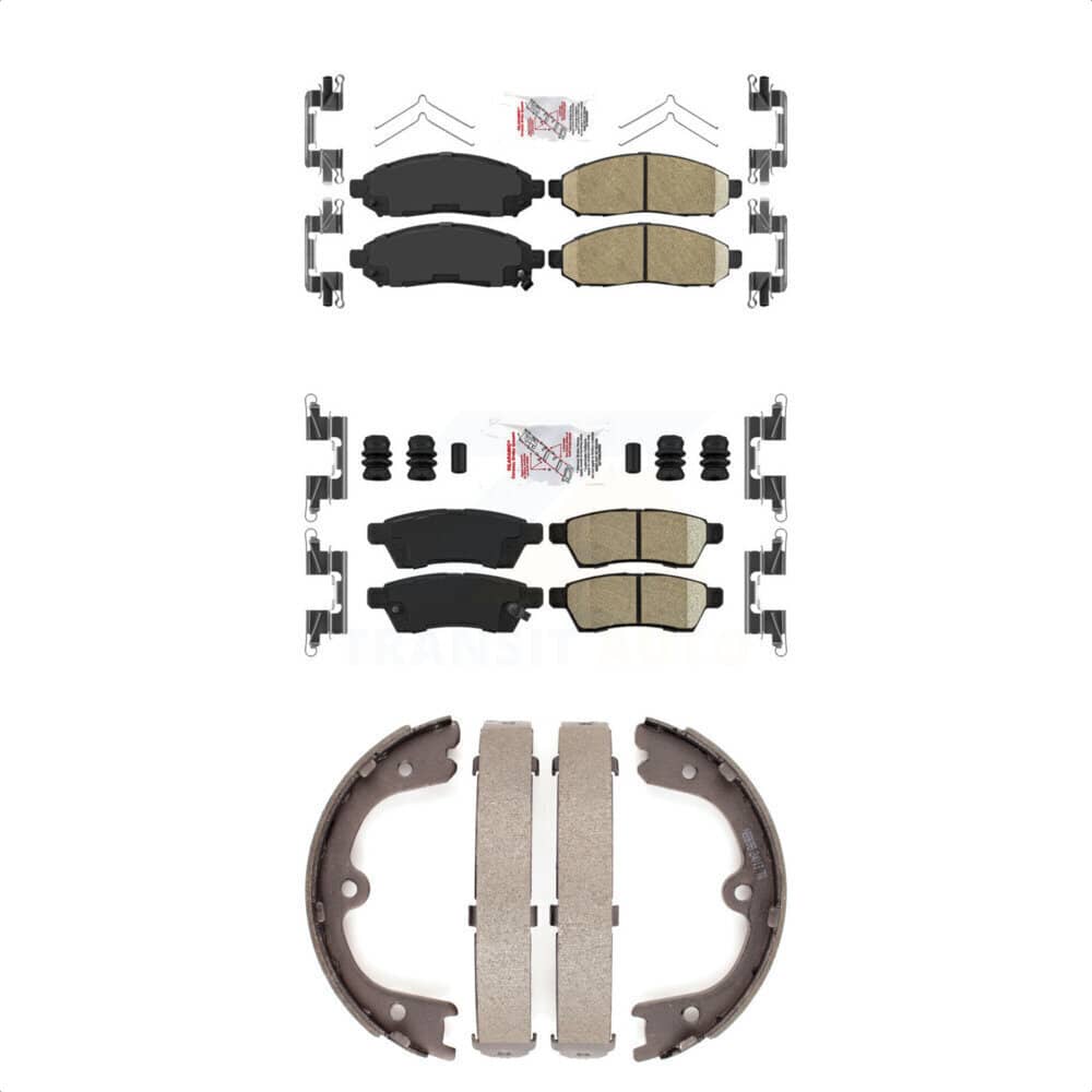 Transit Auto - KNN-100797 - Front and Rear Disc Brake Pad Kits