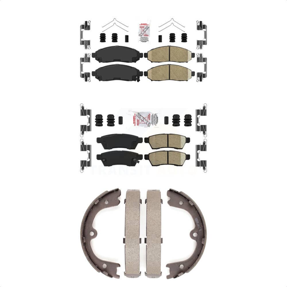 Transit Auto - KNN-100798 - Front and Rear Disc Brake Pad Kits