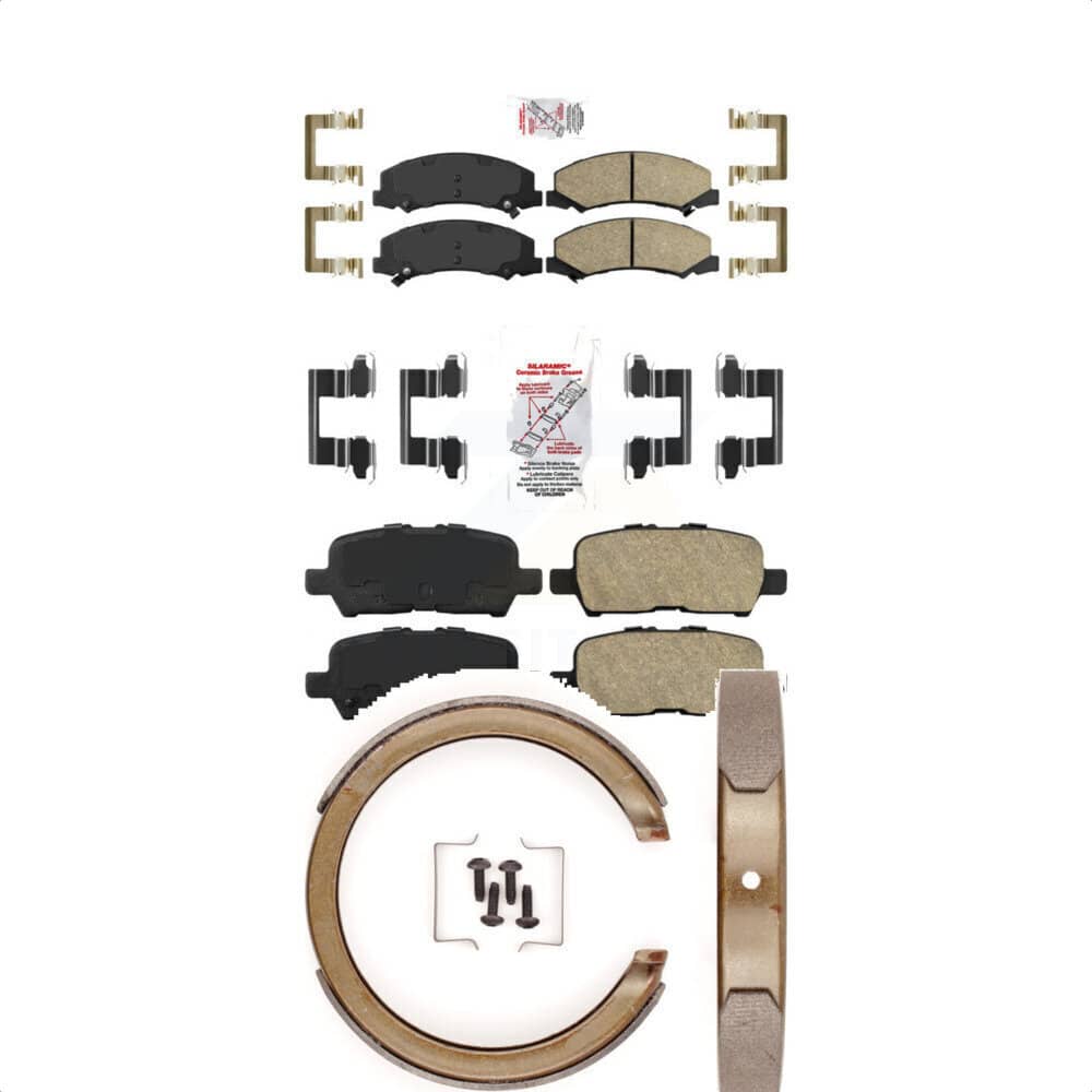 Transit Auto - KNN-100802 - Front and Rear Disc Brake Pad Kits
