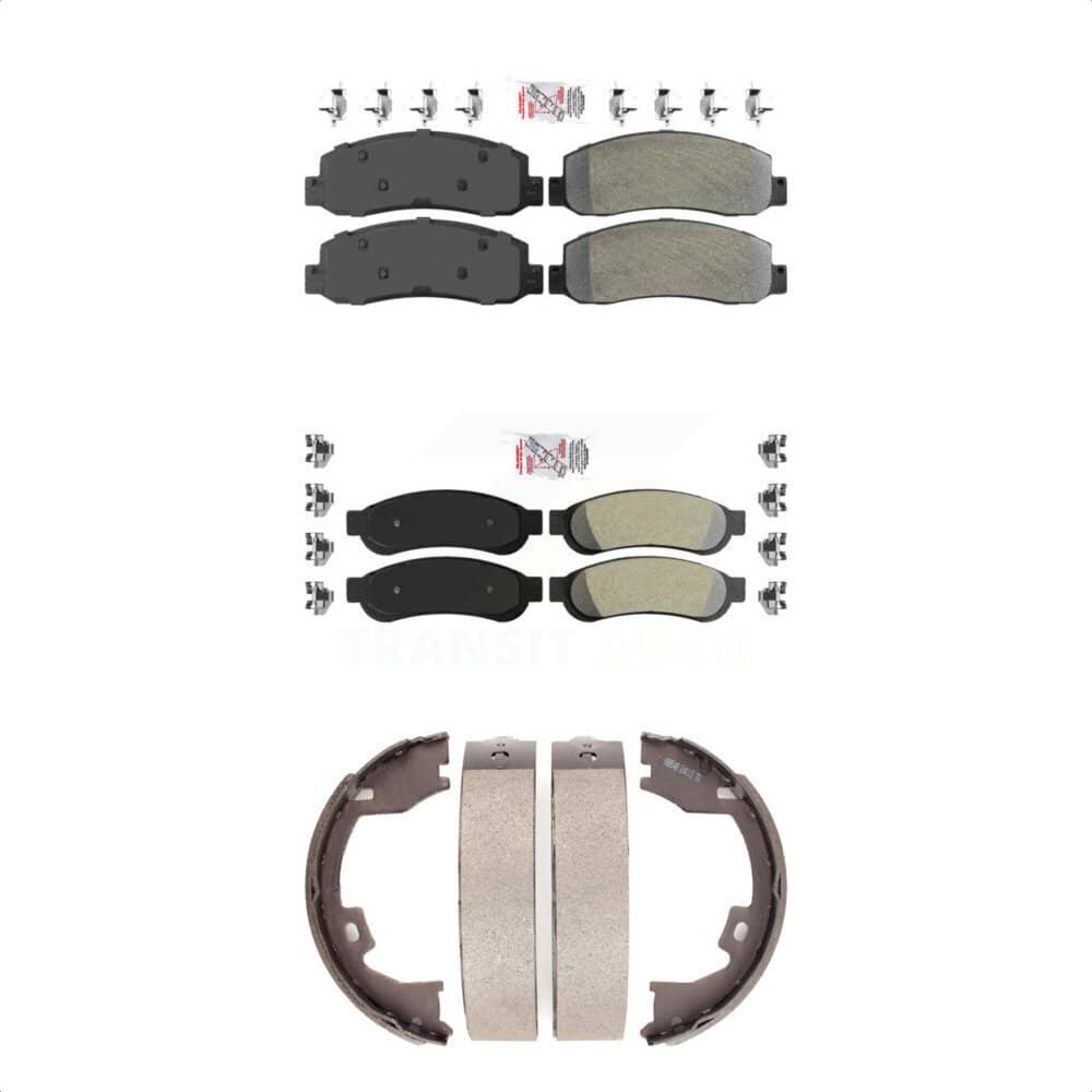 Transit Auto - KNN-100805 - Front and Rear Disc Brake Pad Kits