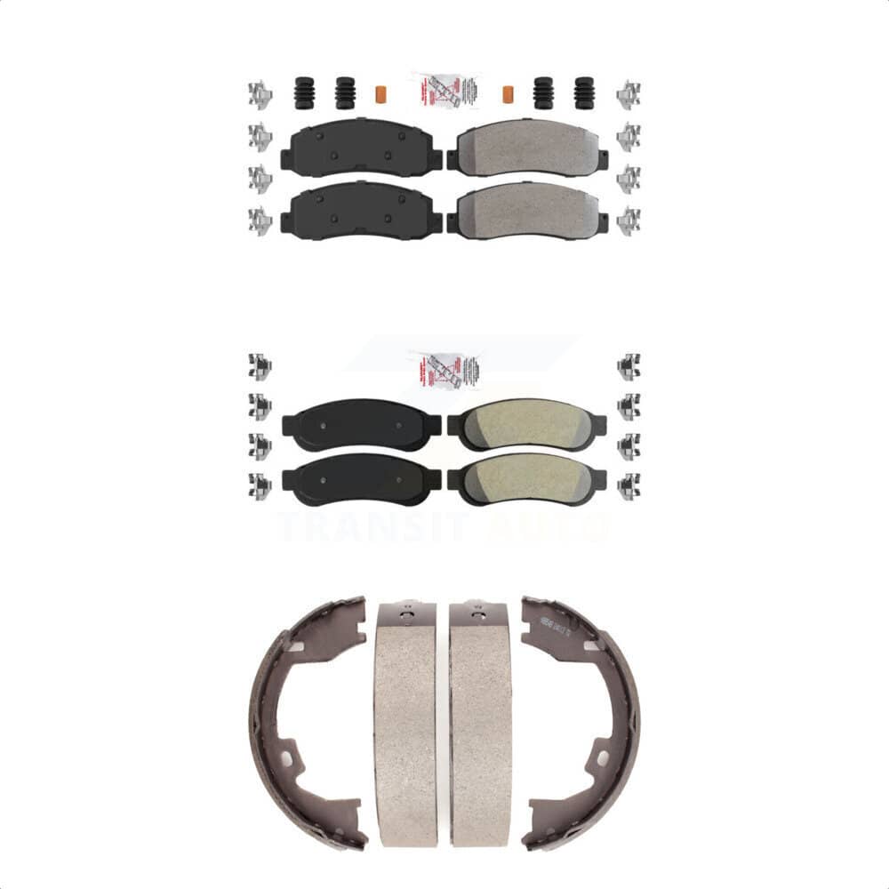Transit Auto - KNN-100806 - Front and Rear Disc Brake Pad Kits