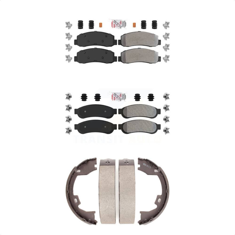 Transit Auto - KNN-100808 - Front and Rear Disc Brake Pad Kits