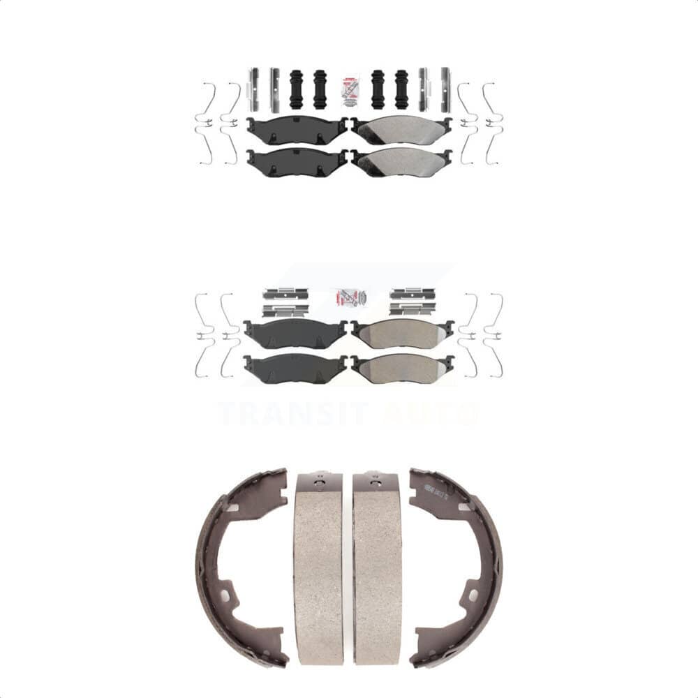 Transit Auto - KNN-100811 - Front and Rear Disc Brake Pad Kits
