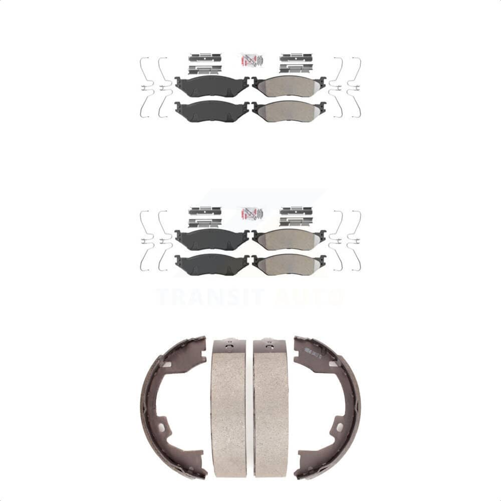 Transit Auto - KNN-100812 - Front and Rear Disc Brake Pad Kits