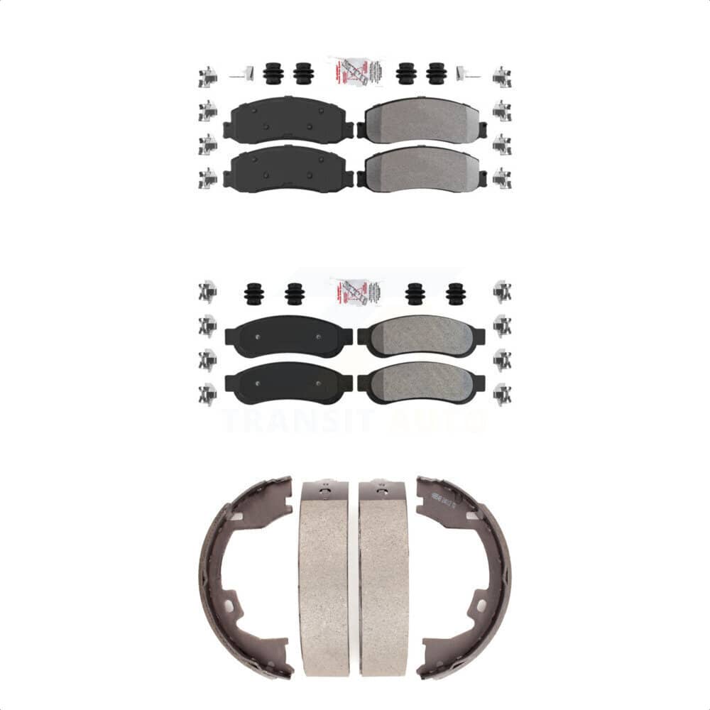 Transit Auto - KNN-100816 - Front and Rear Disc Brake Pad Kits