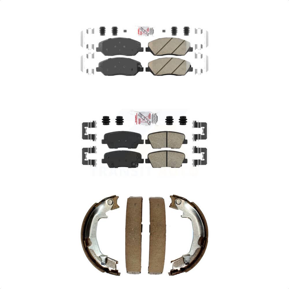 Transit Auto - KNN-100819 - Front and Rear Disc Brake Pad Kits