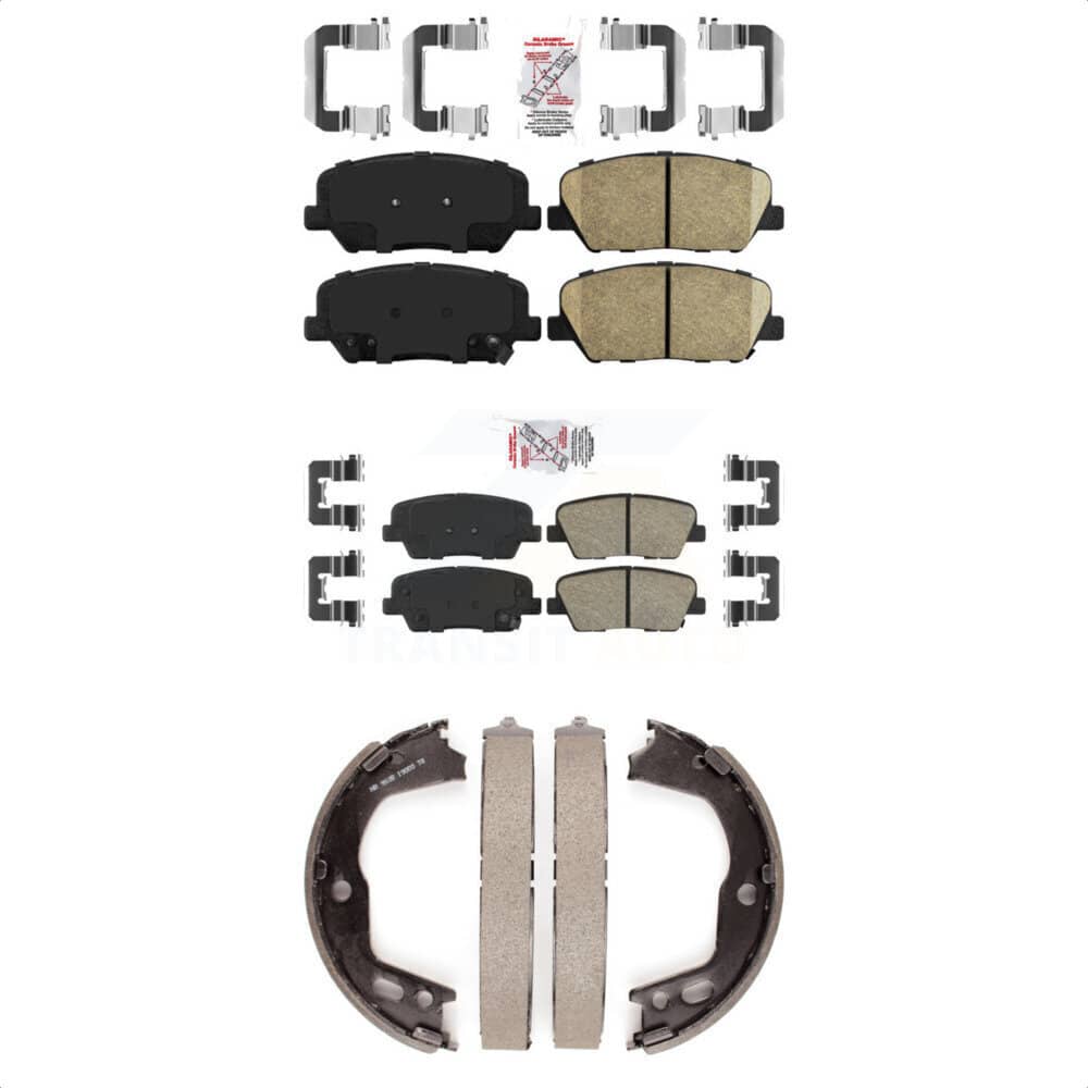 Transit Auto - KNN-100825 - Front and Rear Disc Brake Pad Kits