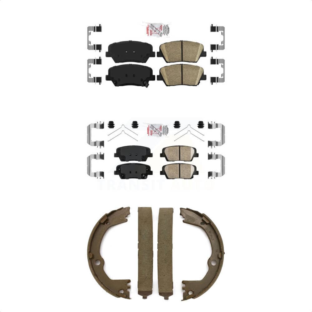 Transit Auto - KNN-100835 - Front and Rear Disc Brake Pad Kits