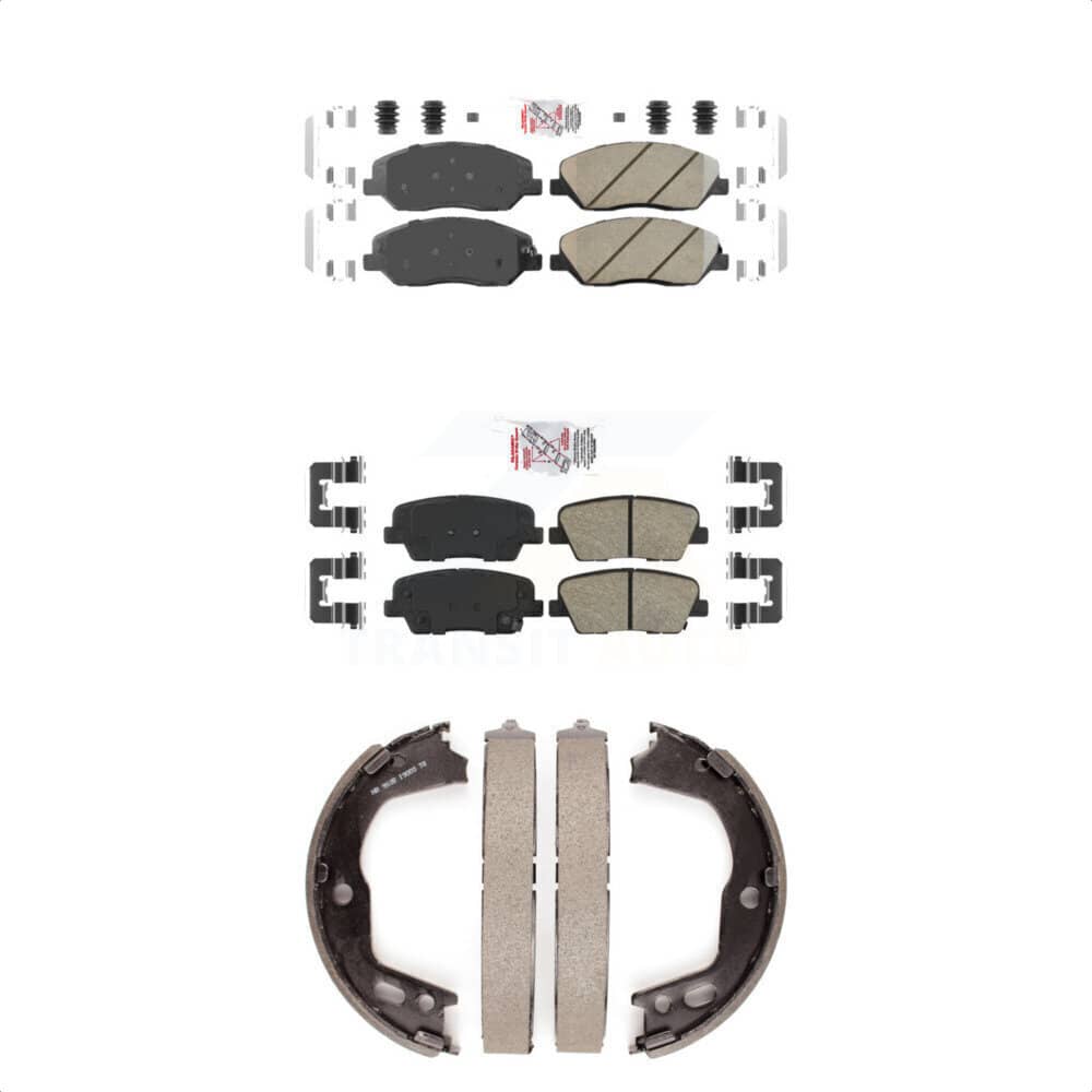 Transit Auto - KNN-100842 - Front and Rear Disc Brake Pad Kits