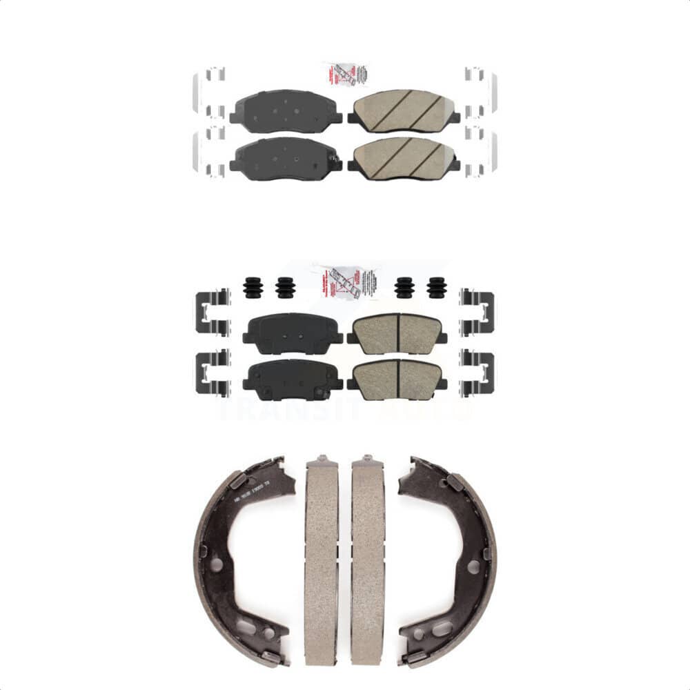 Transit Auto - KNN-100846 - Front and Rear Disc Brake Pad Kits