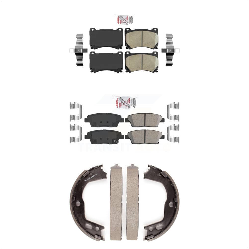 Transit Auto - KNN-100847 - Front and Rear Disc Brake Pad Kits