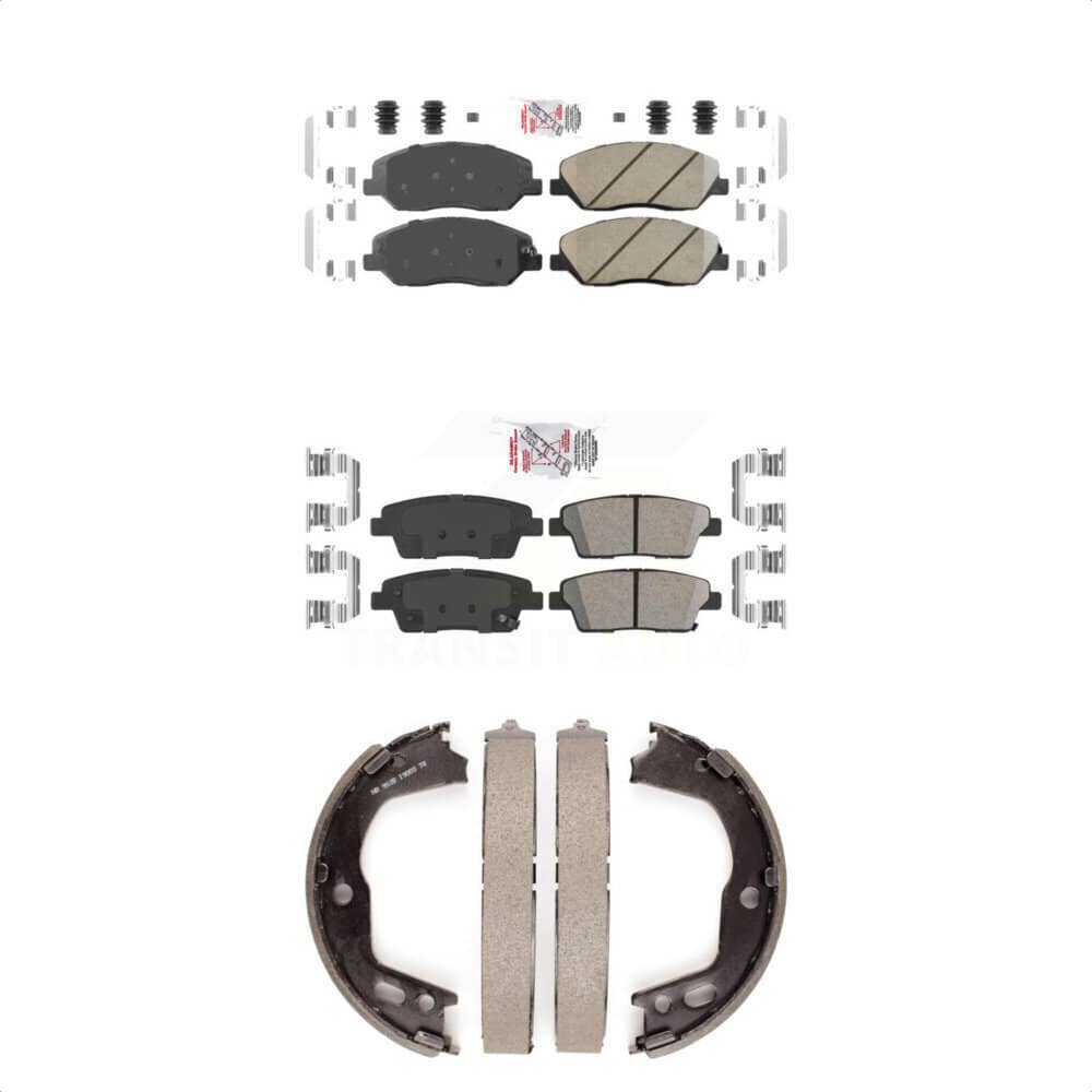 Transit Auto - KNN-100848 - Front and Rear Disc Brake Pad Kits