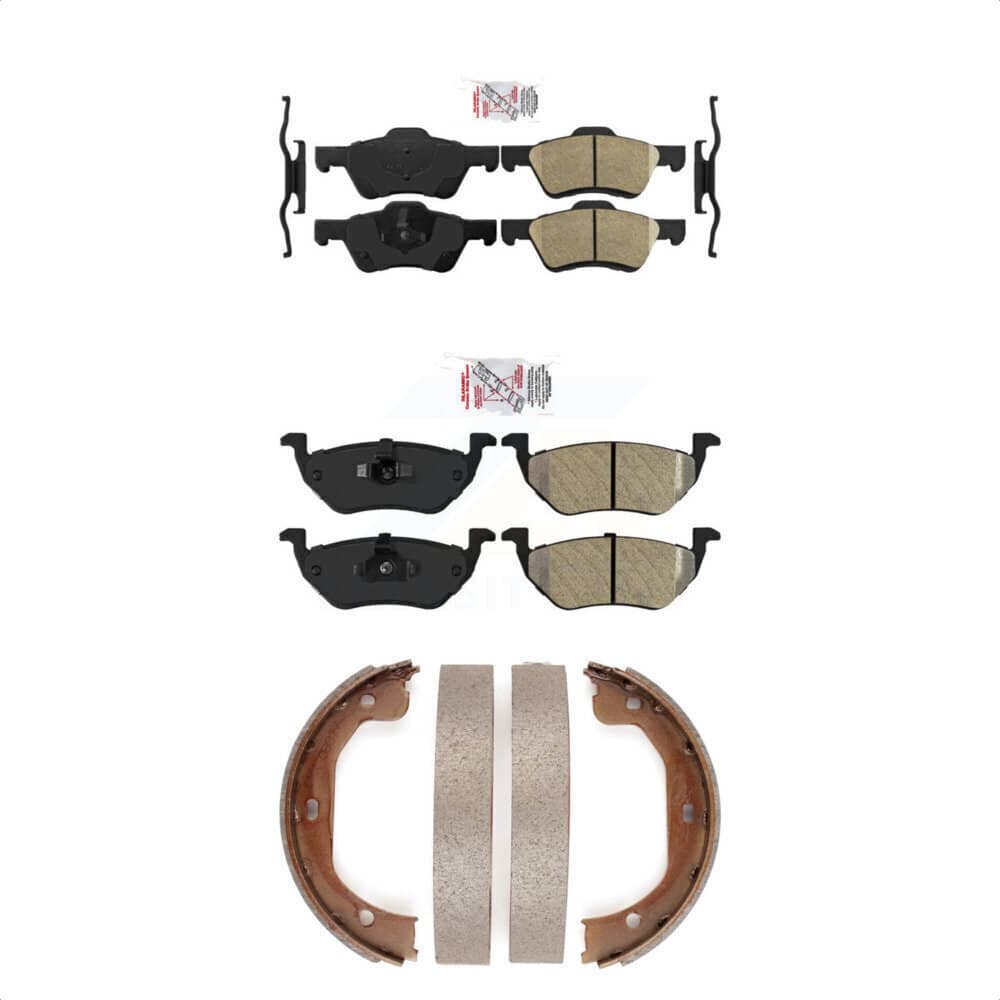 Transit Auto - KNN-100853 - Front and Rear Disc Brake Pad Kits