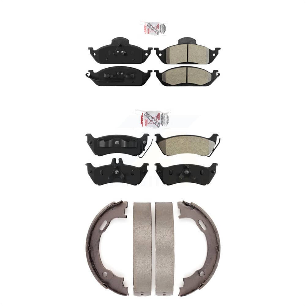 Transit Auto - KNN-100854 - Front and Rear Disc Brake Pad Kits