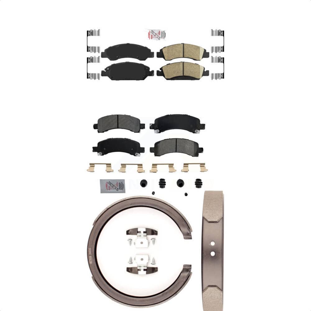 Transit Auto - KNN-100859 - Front and Rear Disc Brake Pad Kits