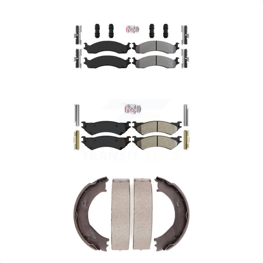 Transit Auto - KNN-100864 - Front and Rear Disc Brake Pad Kits