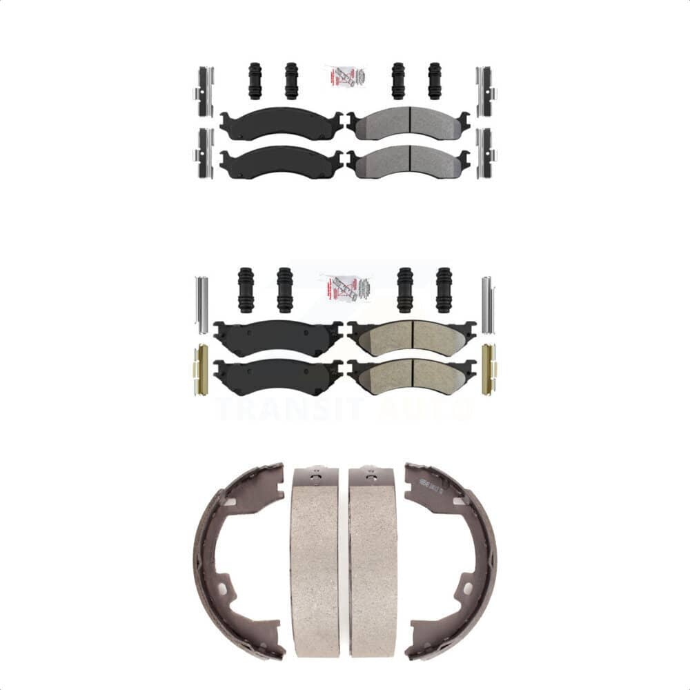 Transit Auto - KNN-100866 - Front and Rear Disc Brake Pad Kits