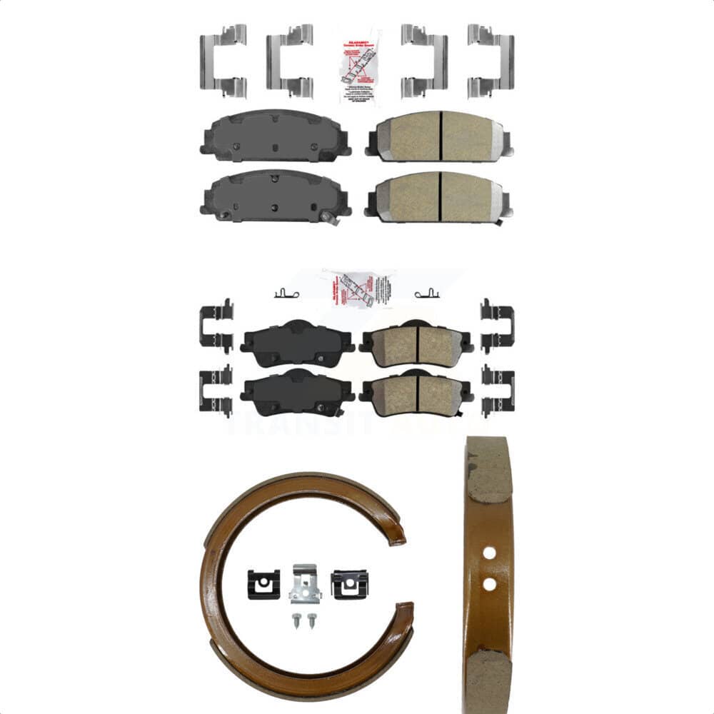 Transit Auto - KNN-100870 - Front and Rear Disc Brake Pad Kits