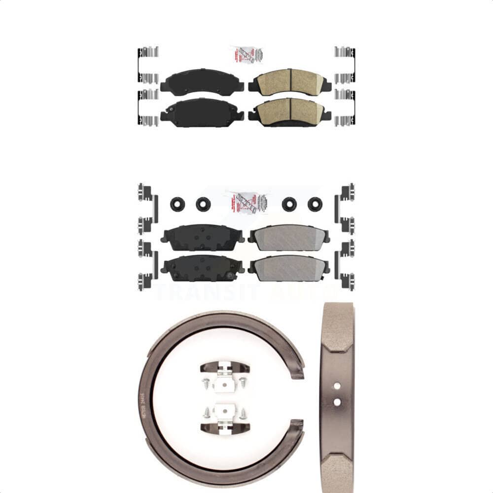 Transit Auto - KNN-100874 - Front and Rear Disc Brake Pad Kits