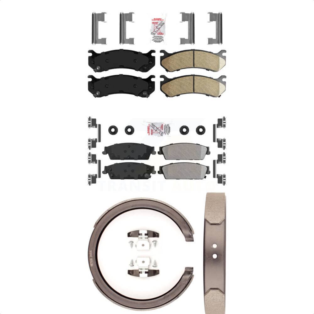 Transit Auto - KNN-100883 - Front and Rear Disc Brake Pad Kits