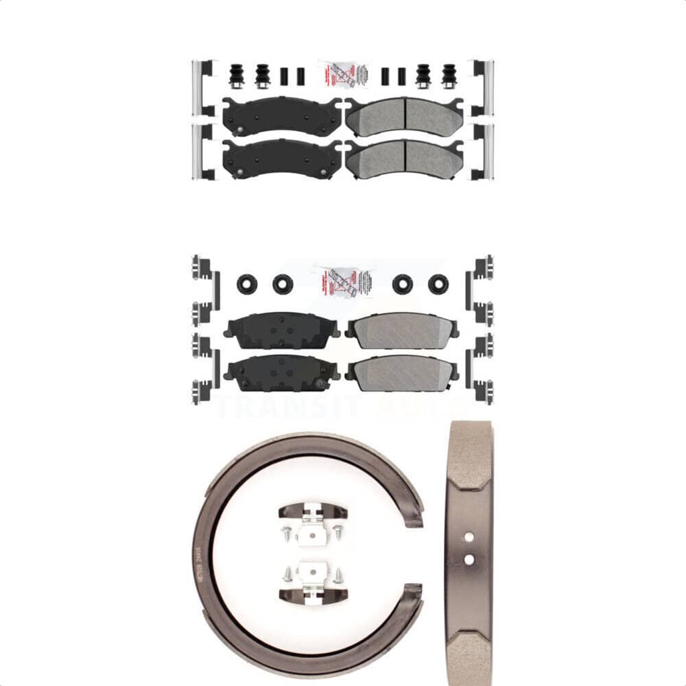 Transit Auto - KNN-100884 - Front and Rear Disc Brake Pad Kits