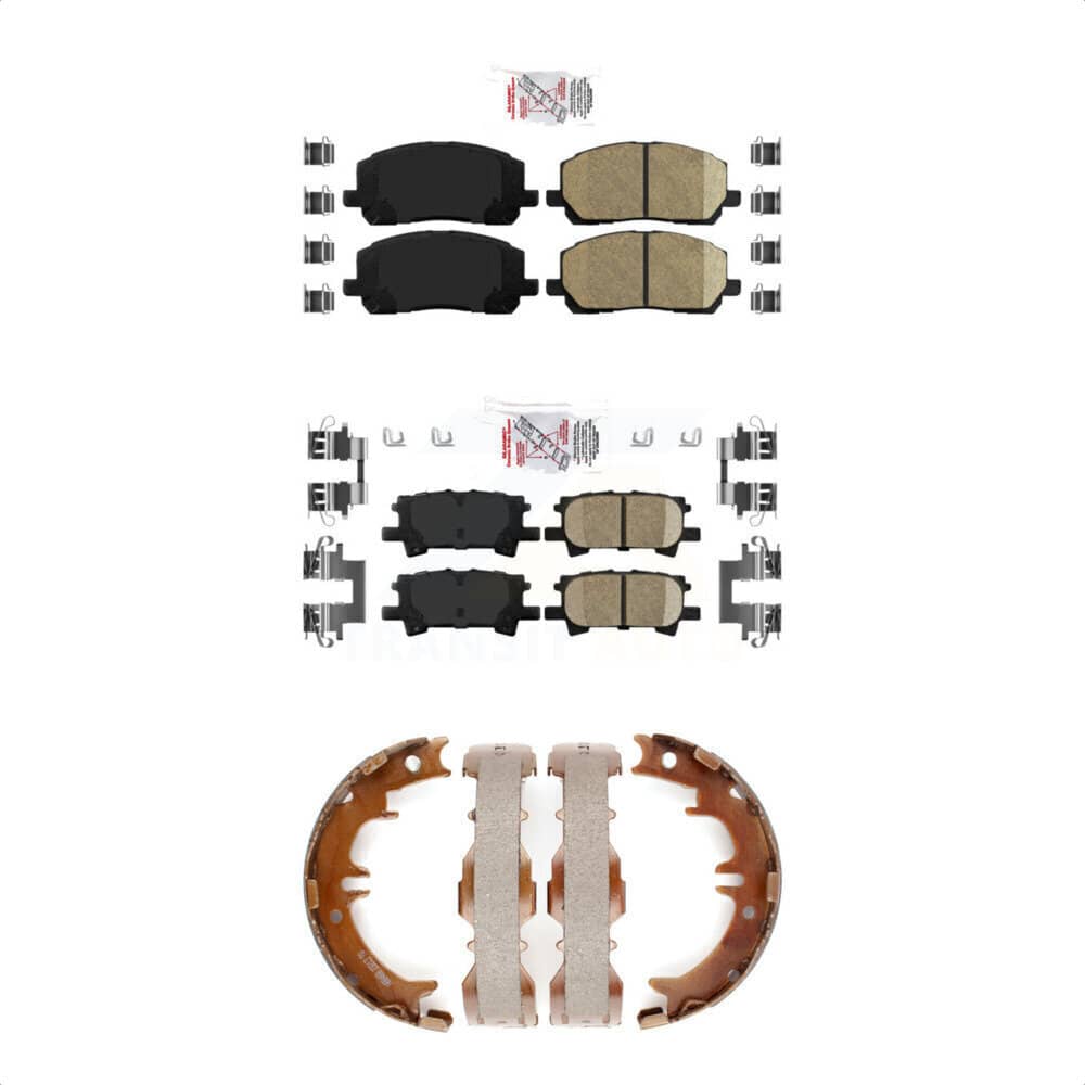 Transit Auto - KNN-100888 - Front and Rear Disc Brake Pad Kits
