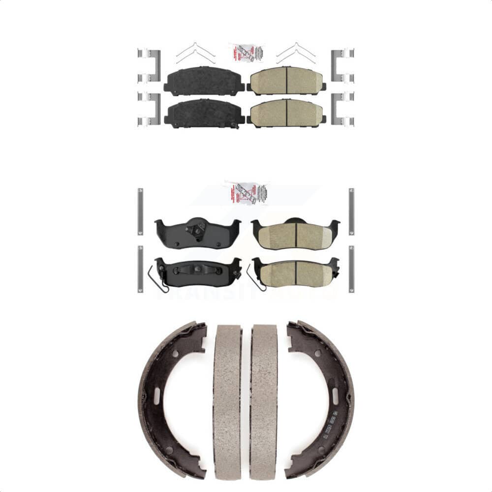 Transit Auto - KNN-100891 - Front and Rear Disc Brake Pad Kits
