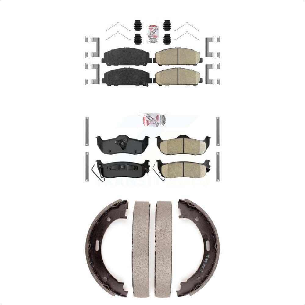 Transit Auto - KNN-100892 - Front and Rear Disc Brake Pad Kits