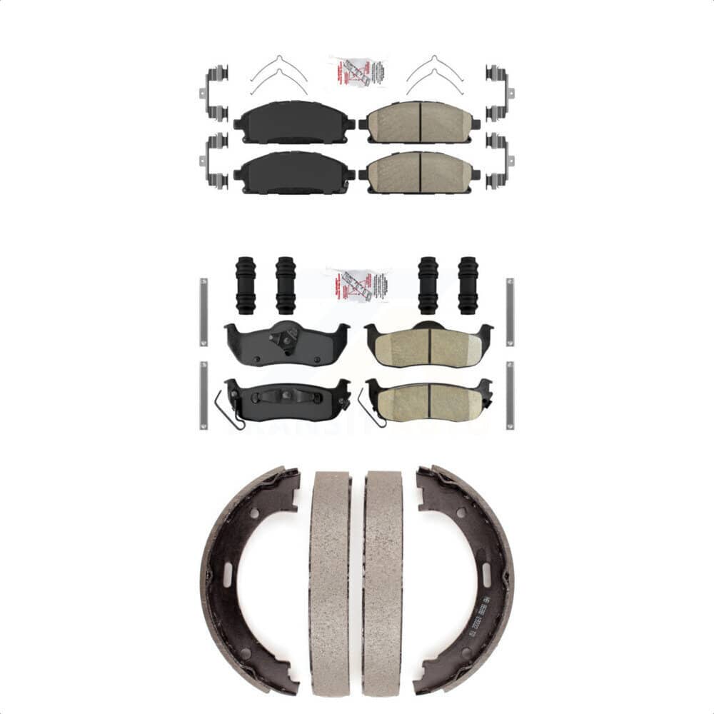 Transit Auto - KNN-100893 - Front and Rear Disc Brake Pad Kits