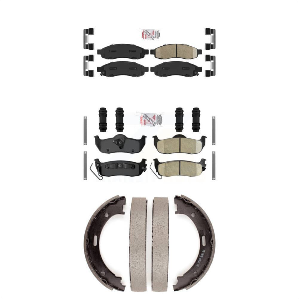 Transit Auto - KNN-100895 - Front and Rear Disc Brake Pad Kits