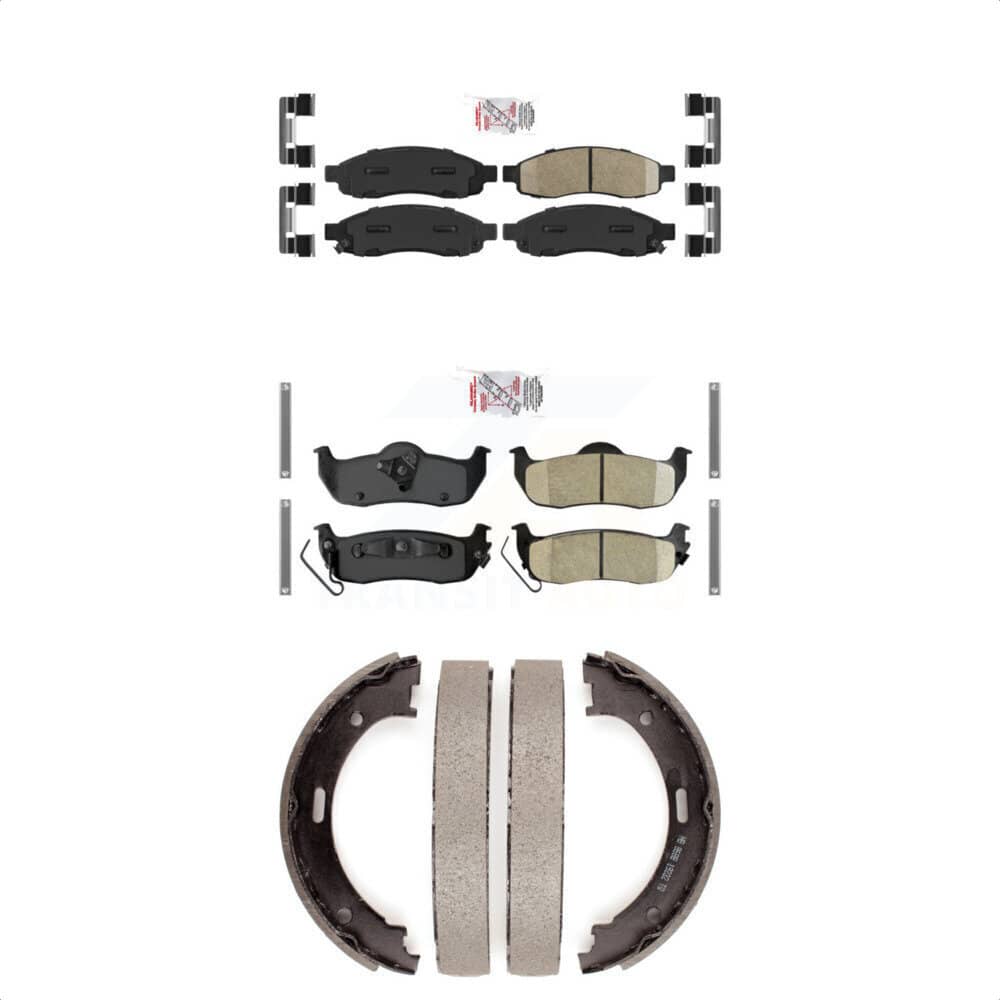 Transit Auto - KNN-100896 - Front and Rear Disc Brake Pad Kits