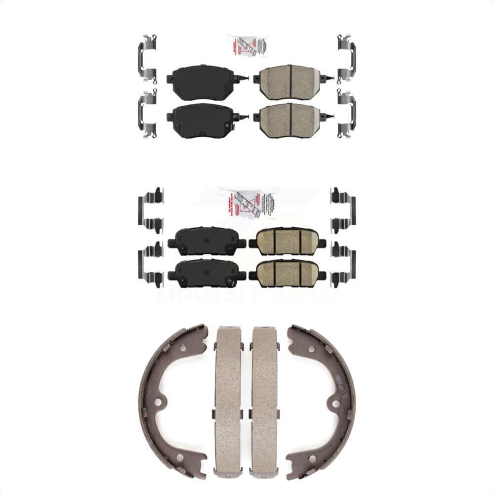 Transit Auto - KNN-100897 - Front and Rear Disc Brake Pad Kits