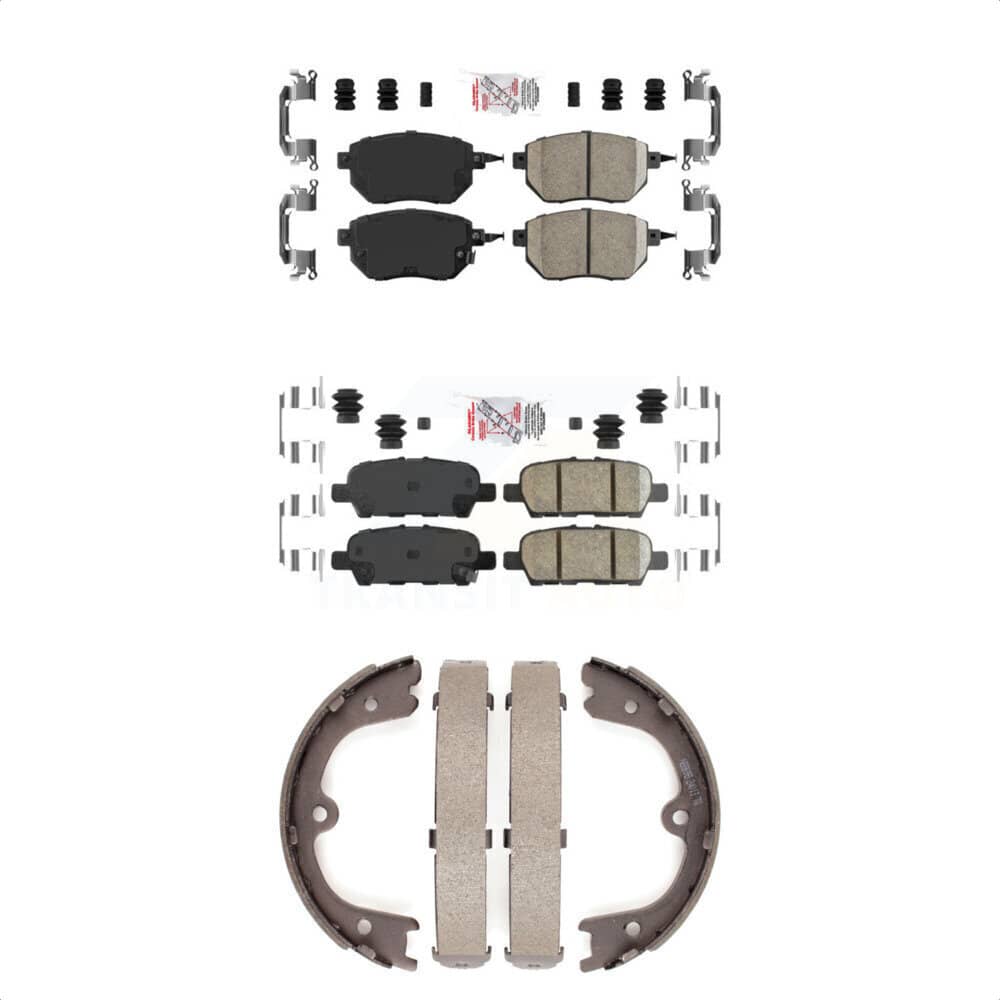 Transit Auto - KNN-100901 - Front and Rear Disc Brake Pad Kits