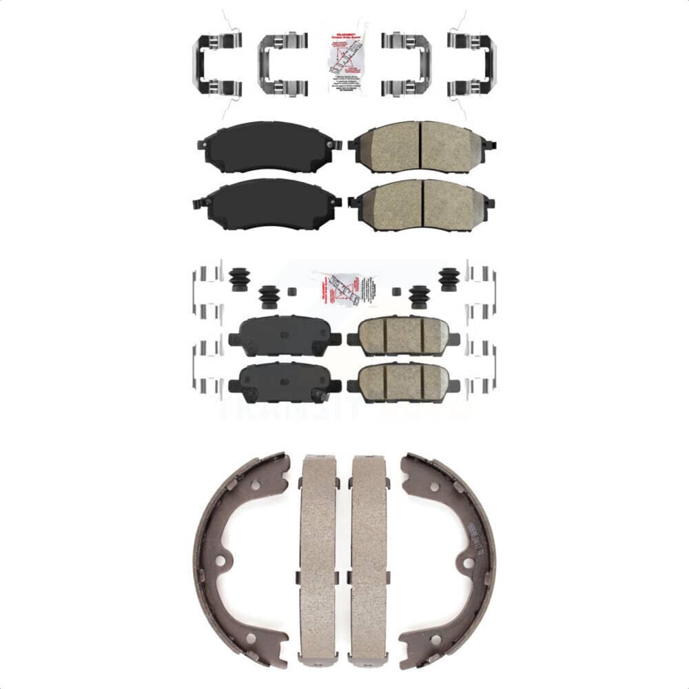 Transit Auto - KNN-100902 - Front and Rear Disc Brake Pad Kits