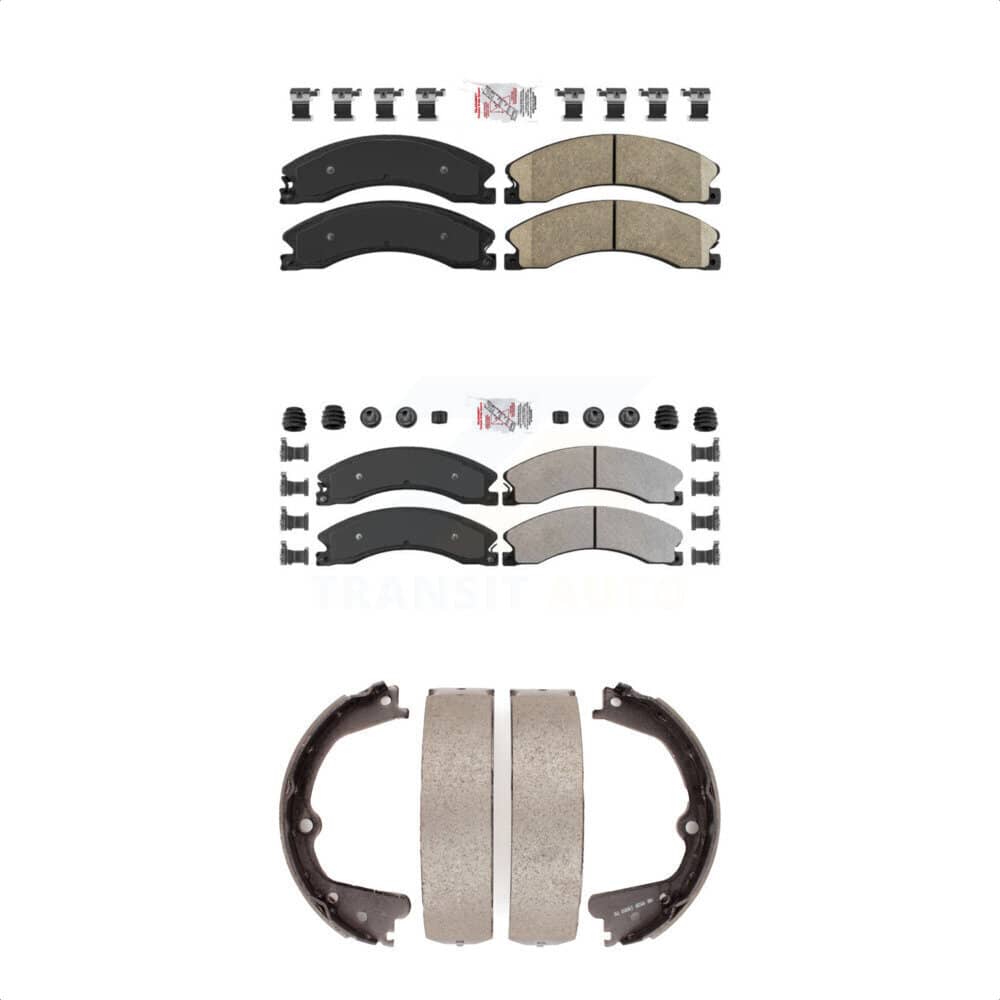 Transit Auto - KNN-100912 - Front and Rear Disc Brake Pad Kits