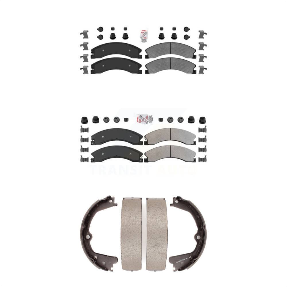 Transit Auto - KNN-100913 - Front and Rear Disc Brake Pad Kits