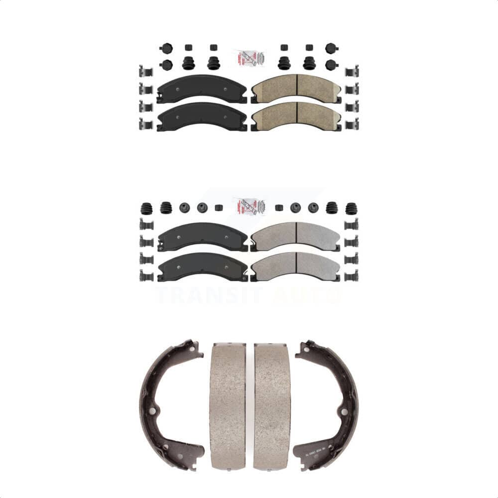 Transit Auto - KNN-100914 - Front and Rear Disc Brake Pad Kits