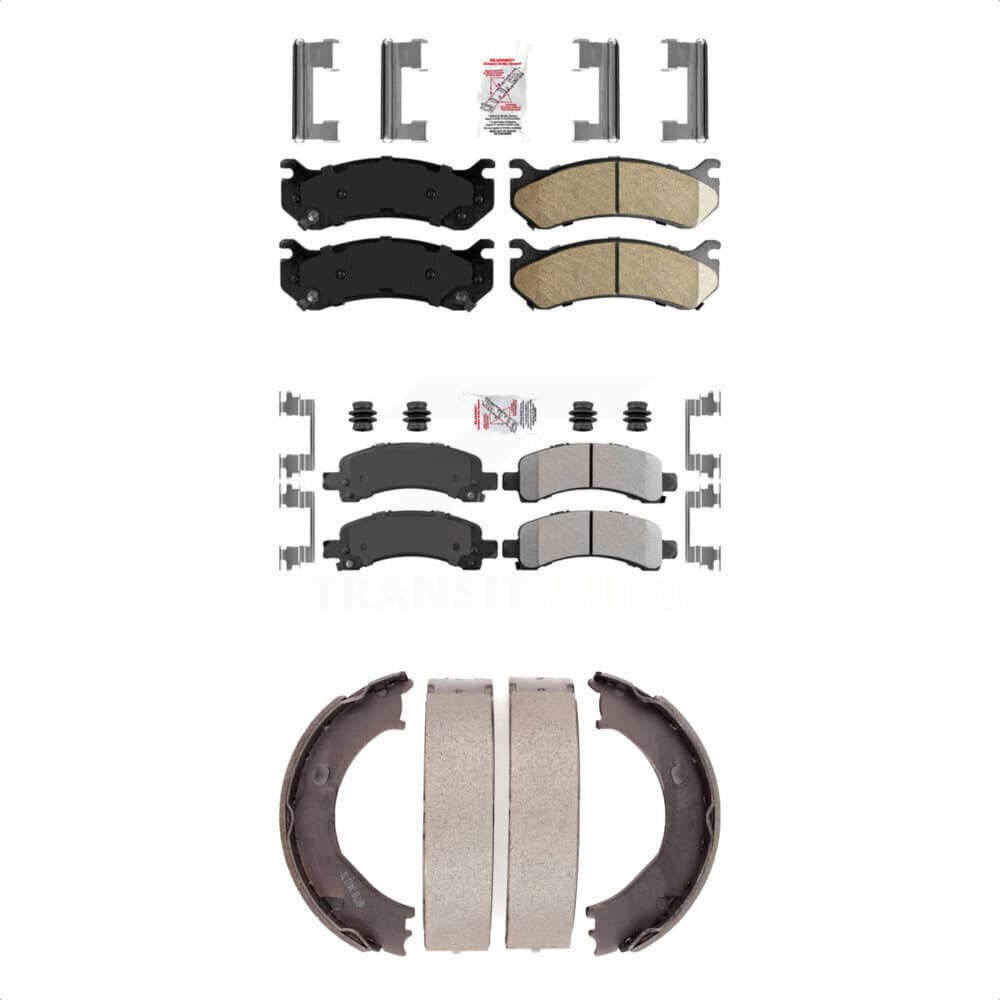 Transit Auto - KNN-100917 - Front and Rear Disc Brake Pad Kits