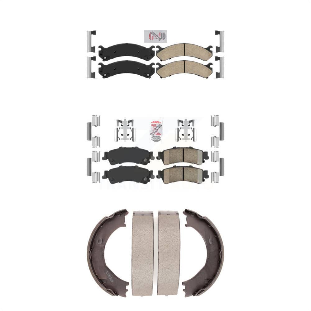Transit Auto - KNN-100922 - Front and Rear Disc Brake Pad Kits
