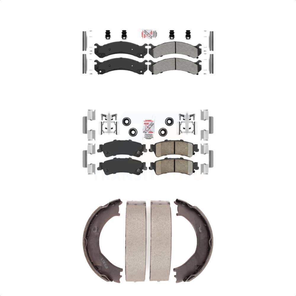 Transit Auto - KNN-100923 - Front and Rear Disc Brake Pad Kits