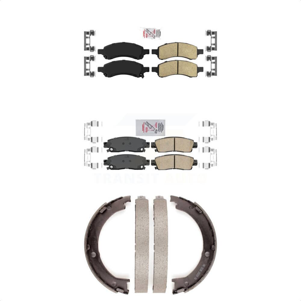 Transit Auto - KNN-100937 - Front and Rear Disc Brake Pad Kits