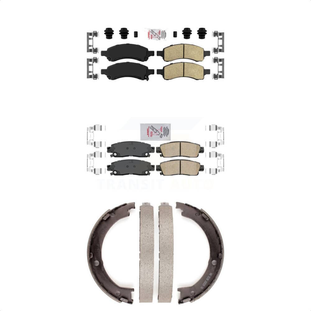 Transit Auto - KNN-100938 - Front and Rear Disc Brake Pad Kits