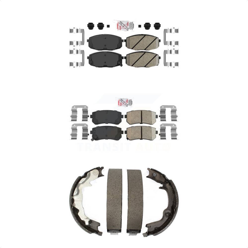 Transit Auto - KNN-100952 - Front and Rear Disc Brake Pad Kits