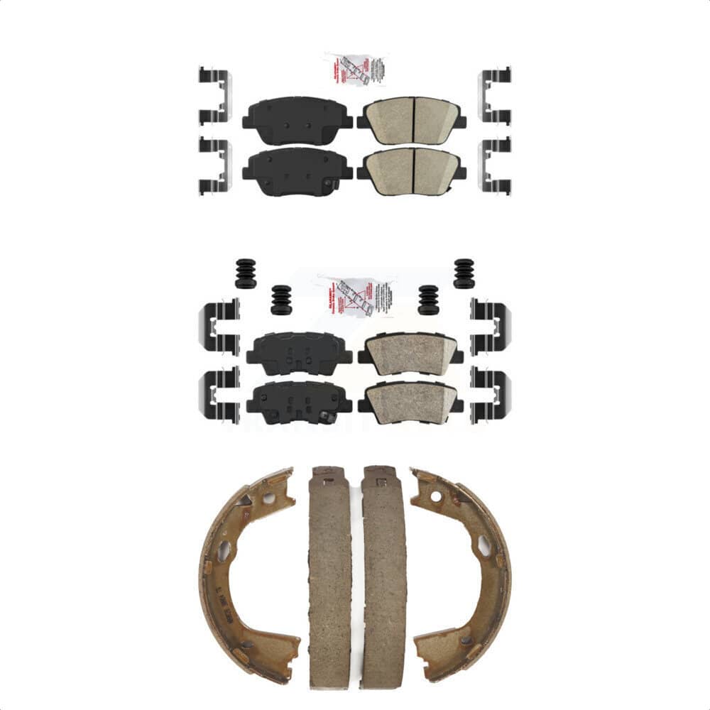 Transit Auto - KNN-100957 - Front and Rear Disc Brake Pad Kits