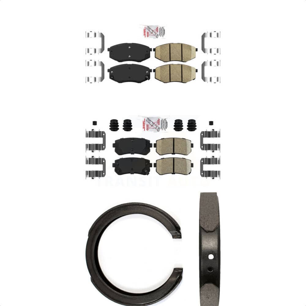 Transit Auto - KNN-100963 - Front and Rear Disc Brake Pad Kits