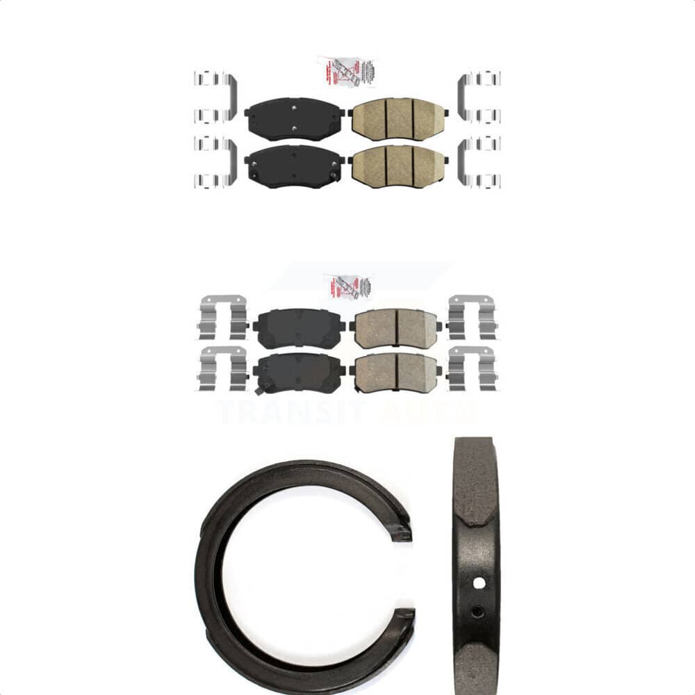 Transit Auto - KNN-100964 - Front and Rear Disc Brake Pad Kits