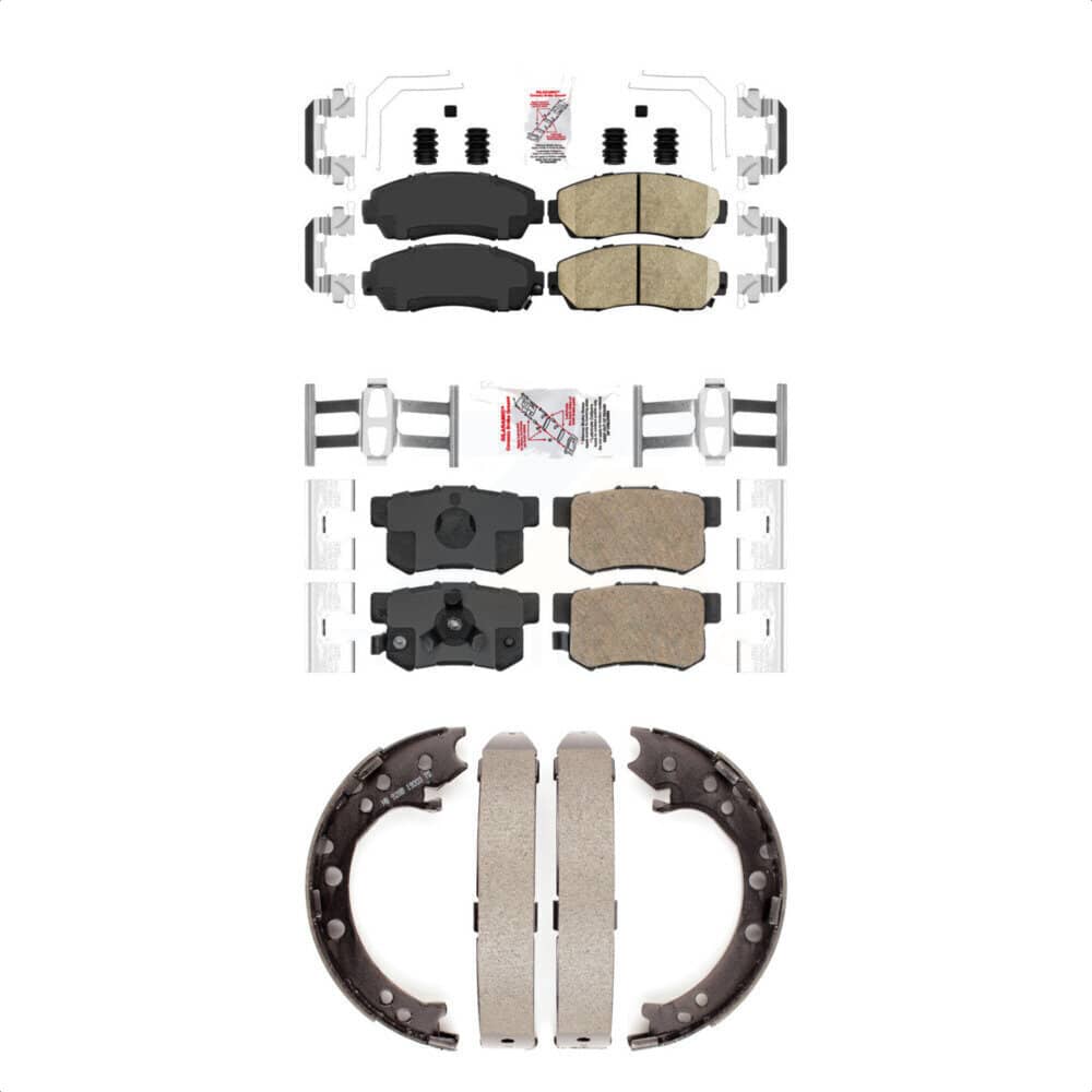 Transit Auto - KNN-100978 - Front and Rear Disc Brake Pad Kits