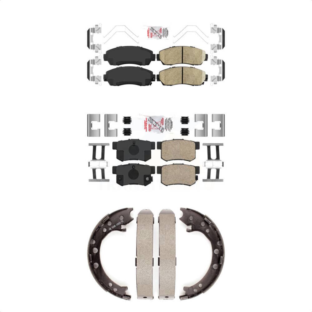 Transit Auto - KNN-100983 - Front and Rear Disc Brake Pad Kits