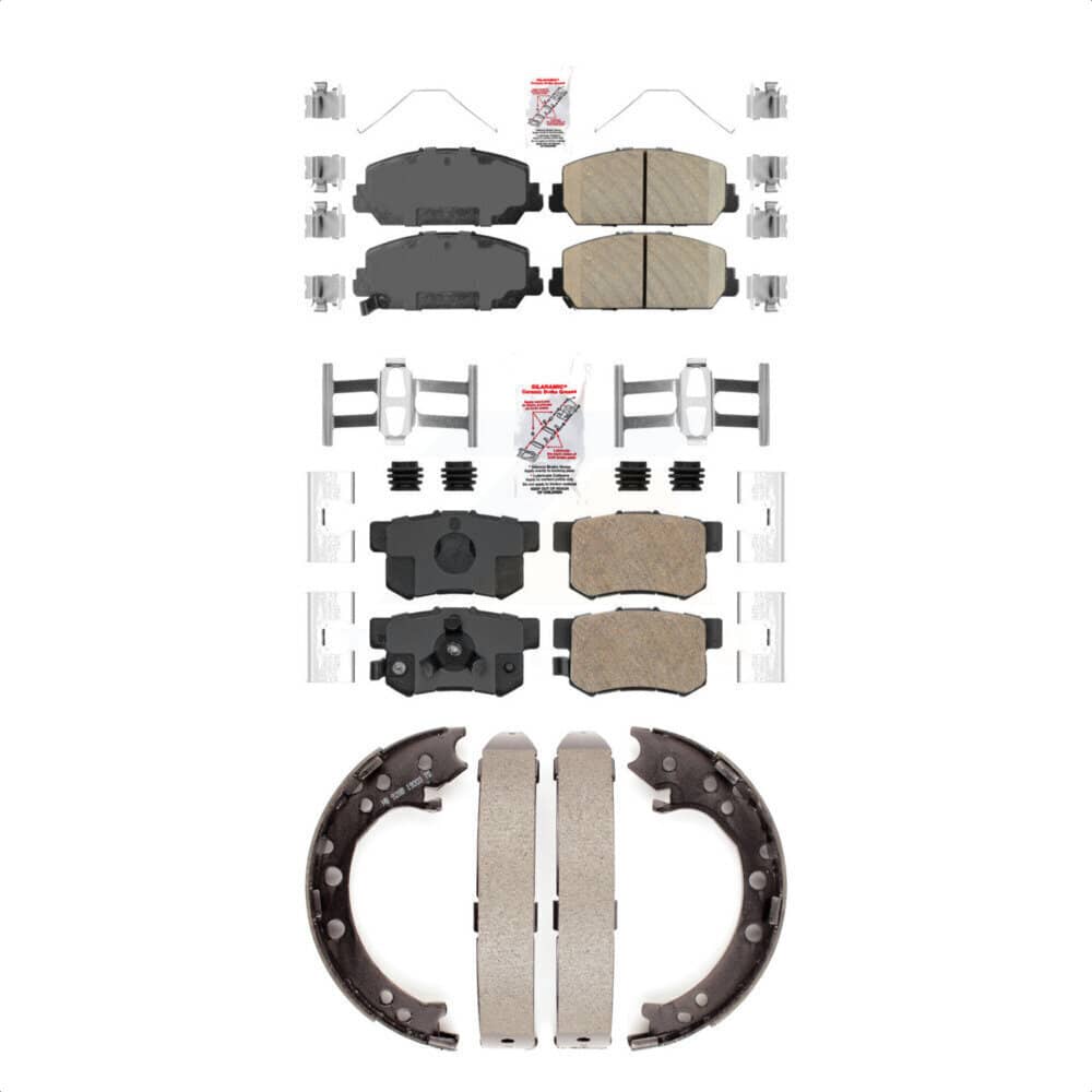 Transit Auto - KNN-100992 - Front and Rear Disc Brake Pad Kits